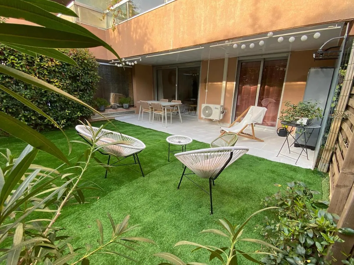 Cosy 2 Pieces, Jardin Privatif Et Piscine Fabron Apartment Nice France